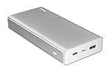 Kompatibel mit Tablets und Smartphones von Apple, Samsung und anderen Marken. 20.000 mAh-Batterie mit Ladestandsanzeige.