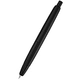 Jinhao 10 Capless Fountain Pen with Box,Matte Black Retractable Fine Nib Ink Pen with Converter Writing Set