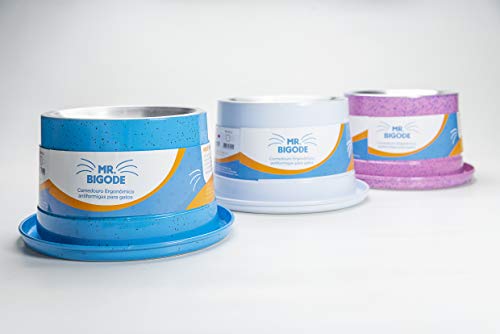 Comedouro Antiformiga para Gatos Mr. Bigode Branco, 250ml Nf Pet para Gatos, 250ml, Branco 6 Comedouro Antiformiga para Gatos Mr. Bigode Branco, 250ml Nf Pet para Gatos, 250ml, Branco - Imagem 6