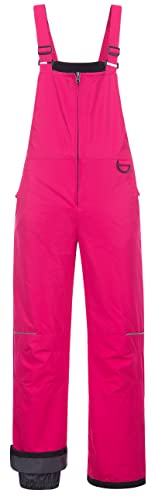 Image of CREATMO US Girl's Snow Bibs Kids Ski Pants Waterproof Insulated Winter Overalls