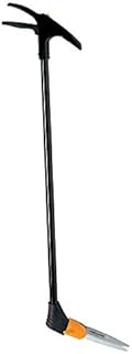 Fiskars 36 Inch (92107935J) Long-Handle Swivel Rotating Grass Shears, Black/Orange