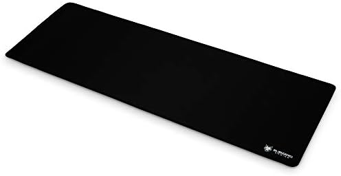 SubZERO Gaming TYKA Extended Soft Gaming Mouse Pad, Long XL, Stitched Edges, 36"x12" (Black)
