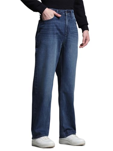 Image of Jack & Jones Men's Loose Fit Jeans | High Rise | Jeans for Men