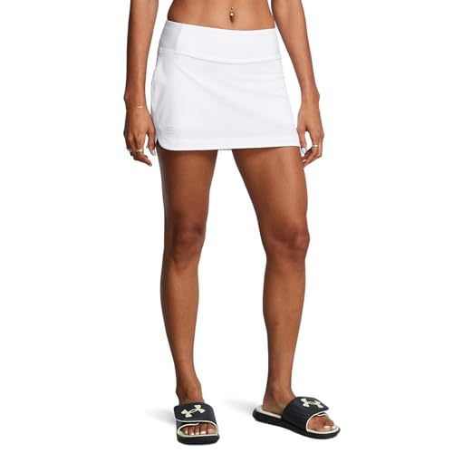 Under Armour Women's Fusion Skort, (100) White / / Halo Gray, X-Large
