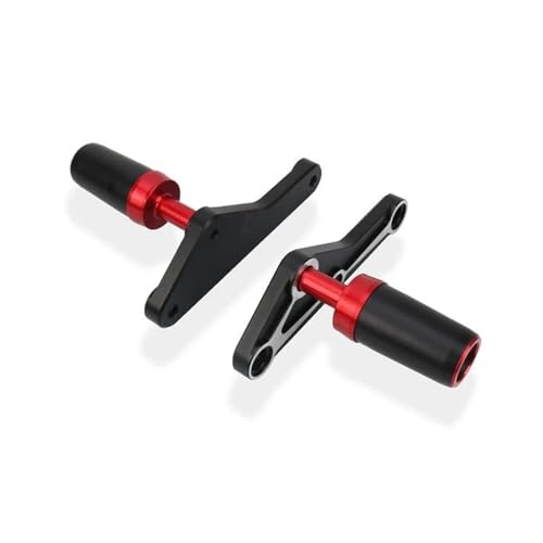 ZSGHJA Motorschutz Für Ducati Für Xdiavel/S 16-18 Für Diavel 1260/S 2019-2022 Motorrad Rahmen Slider Verkleidung Schutz Crash Pad Protector Fallen Schutz(Rot)