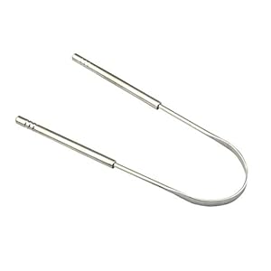 SUPVOX Reiniger Nettalingua van roestvrij staal, voor orale reiniging voor volwassenen