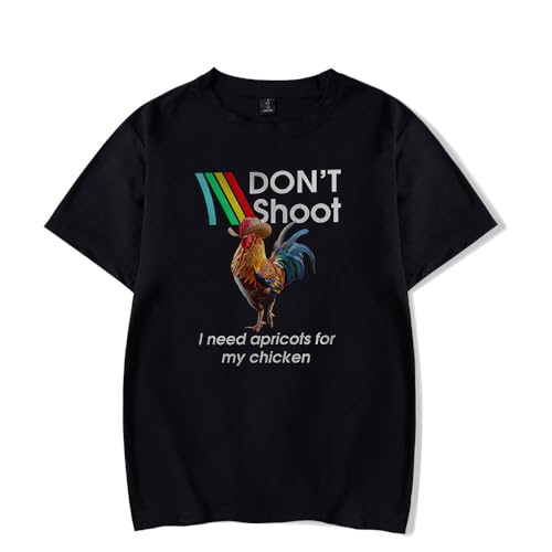 RYSXJLX T-Shirt à manches courtes col rond avec impression drôle de jeu ARC Raiders – Tee unisexe de mode, haut décontracté de streetwear pour fan de jeu, cadeau, Noir , M