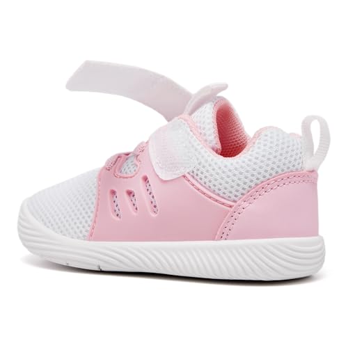 Image of MORENDL Toddler Sneakers Baby Boys & Girls Barefoot Shoes Lightweight Breathable Walking Running Tennis Athletic Sport Shoes