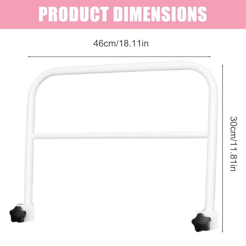 Barandillas de cama anticaídas para adultos mayores barrera de seguridad y barra de apoyo lateral 7