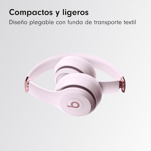 Auriculares bluetooth Beats Solo 4 on-ear compatibles con Apple y Android, rosa 4