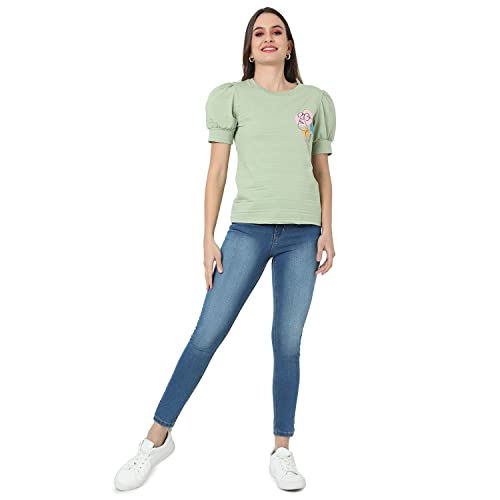 Image of PINACOLADA Women Black Solid Casual Top