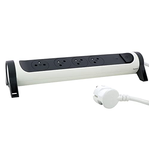 Multiprise rotative Legrand interrupteur LED bloc 4 prises surface