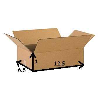 SAB SE TEJ 3 Ply Corrugated Orange Color Box/Shipping Boxes/Packaging Boxes (12.5 x 6.5 x 3 inch) (Pack of 50) (B083VWGC1Y) Amazon Price History, Amazon Price Tracker