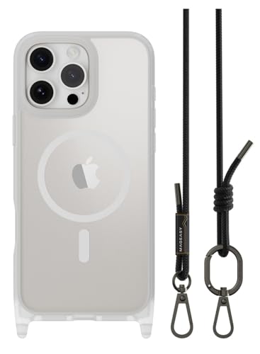 �yMagEasy�z iPhone 16 Pro Max �Ή� �P�[�X �V�����_�[ �X�g���b�v �t�� �N���A MagSafe �Ή� �ϏՌ� MIL�K�i �}�O�Z�[�t �X�}�z�P�[�X [ iPhone16ProMax �A�C�t�H�� 16 �v���}�b�N�X �Ή� ] Ro