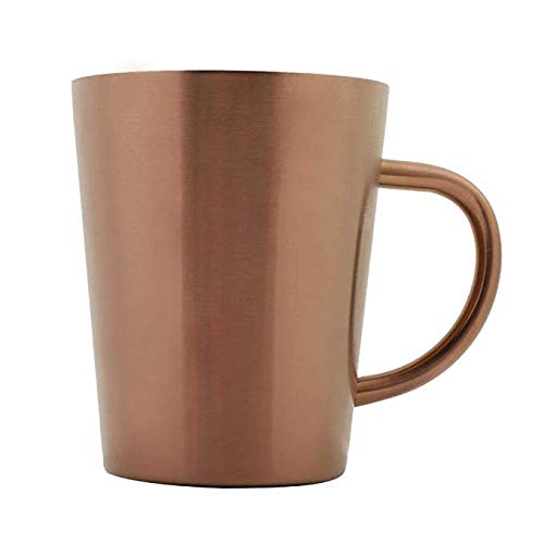 Tasse de thé double paroi 350ml contenant inox isotherme avec anse intégrée