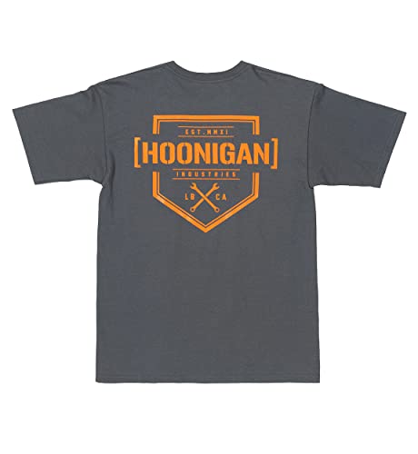 Hoonigan Braket X Short Sleeve Tee | 100% Cotton | (Black, Medium) #TOP1