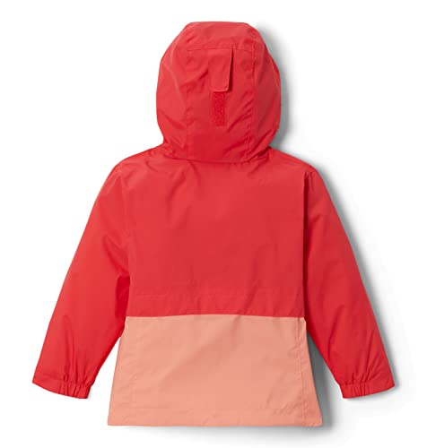 Columbia Toddler Girls Rain-Zilla Jacket, Red Hibiscus/Coral Reef, 2T #TOP4