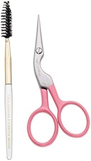 Tweezerman Exclusive Tea Rose Brow Shaping Scissors & Brush