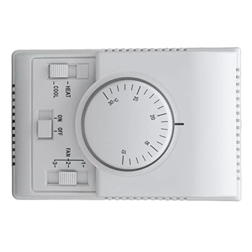 Condicionador Termostato, Ar Condicionado Central de 110 a 220 V Termostato Resfriamento e Aquecimento Interruptor de Controle Mecânico de 2 Vias, Não Programável