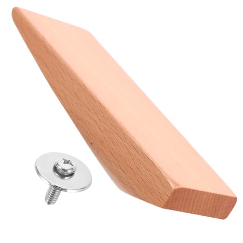 Abaodam Replacement Wooden Handle for Outdoor Camping Cookware Ergonomic and Heat Resistant Pot Handle Accessory Comfortable Grip for Cast Iron and Camping Pans Easy Installation