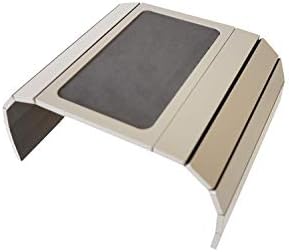 Meistar Global Sofa Couch Arm Tray Table with EVA Base. Weighted Sides. Fits Over Square Chair arms (Fendy)