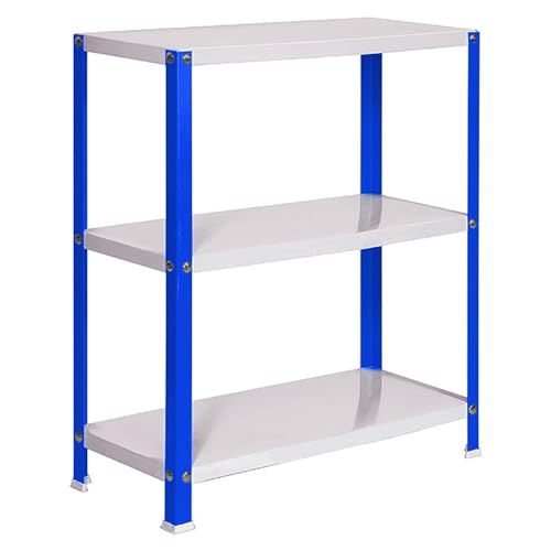 Simonrack 402100204901043 - Scaffalature Metalliche, 3/400, Blu/Bianco