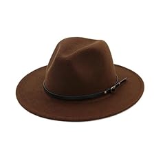 1 Pack: Felt Fedora Coffee