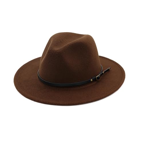Felt Fedora Hat for Men and Women
