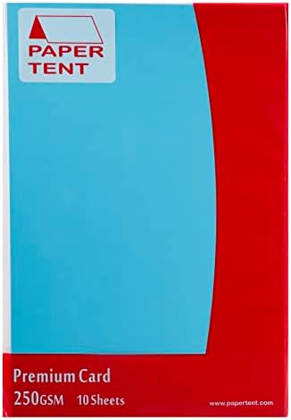 Papertent A4 Premium Card 250gsm 10 Sheets per Pack - Red