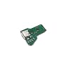 rtwetof 2PCs JDS-055 Replacement Micro USB Charging Port Adaptor for Repair Part Charger Socket Board Module for PS4 Wireless Controller with 12 Pin Flex Cable, Tool Screw