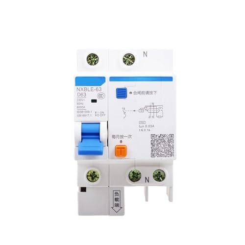 Disjoncteur différentiel type D NXBLE-63 20A pour moteur