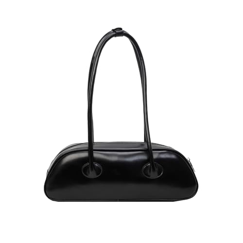 CORIOS Small Handbag for Women PU Leather Shoulder Bag Waterproof Top Handle Bag Fashion Hobo Bag Elegant Underarm Bag Ladies Travel Work Shopping Daily Use Tote Bag Black