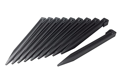 Piquet d'ancrage bordures pp 100% recyclé Etik Fix gris x10