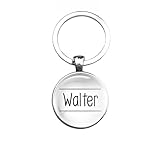 Livraison rapide Porte-clés en verre - Walter, silverl