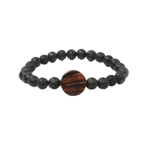 Image of CNICK Tesla Key Bracelet Accessories: Effortlessly Lock, Unlock, and Start Your Tesla Model 3 /Y /X /S with Style, The First Tesla Bracelet Accessory for Men and Women. (19cm /7.5 inch Lava)