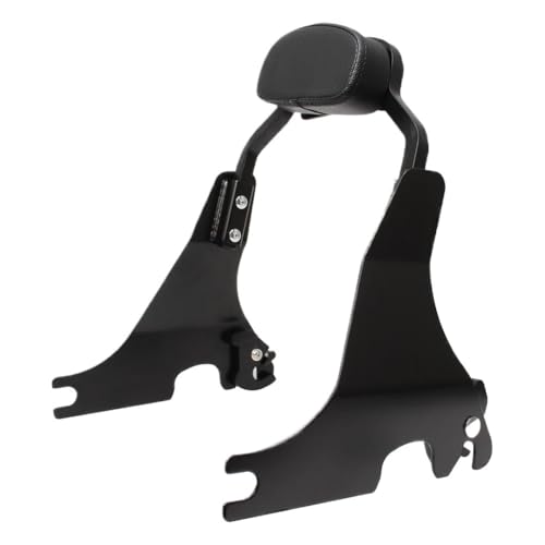 Dossier passager arrière noir pour moto Sportster XL883 1200 et Iron Forty Eight 2004-2022