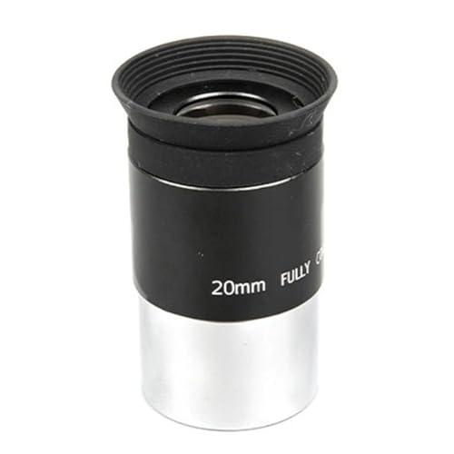 Ocular de telescopio astronómico de 1,25" con lente óptica tratada de 48 grados y 20mm