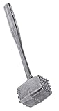 Commercial Aluminum Meat Tenderizer Mallet for Bbq - Professional Heavy Metal Food Hammer Tool...