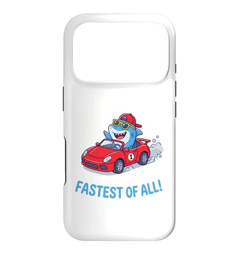 Fastest Of All Kids ���킢���T���̃��[�X�J�[�f�U�C�� �j�̎q�p �X�}�z�P�[�X iPhone 17 Pro �p