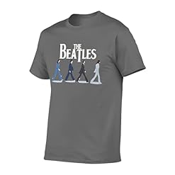 FSIGOM The Beatles T-shirt à manches courtes en coton pour homme, coupe classique, imprimé graphique cool et amusant… - Les Beatles, Paul McCartney, John Lennon, RIngo Starr, George Harrison FSIGOM The Beatles T-shirt à manches courtes en coton pour homme, coupe classique, imprimé graphique cool et amusant… – Image 2