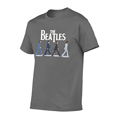 FSIGOM The Beatles T-shirt à manches courtes en coton pour homme, coupe classique, imprimé graphique cool et amusant… - Les Beatles, Paul McCartney, John Lennon, RIngo Starr, George Harrison FSIGOM The Beatles T-shirt à manches courtes en coton pour homme, coupe classique, imprimé graphique cool et amusant… – Image 3