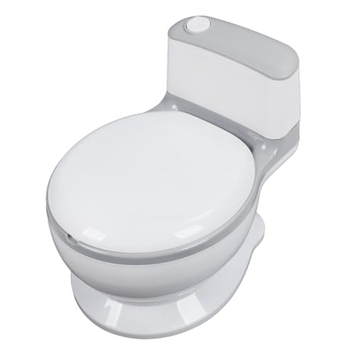 Kindertöpfchen-Trainingssitz, Abnehmbares, Rutschfestes Töpfchen, Leichte, Verstellbare Kindertoilette, Bequem für zu Hause (GRAY)