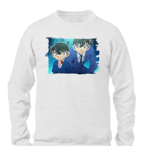MERCHANDMANIA Sudadera Detective Conan Anime Serie Personajes Sweatshirt
