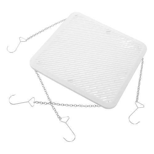 GRIRIW Protector para Aire Acondicionado de Techo Decoracion Verano, Tablero Rígido de Metal y PVC, Distribución Mejorada del Aire para Oficina y Sala de Reuniones