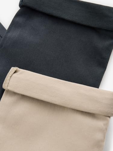 Pantalones chinos elásticos de niño en pack de dos prendas cómodas 5