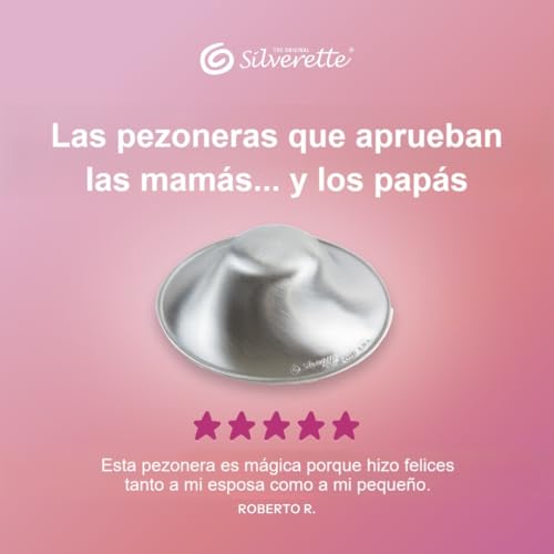 Silverette Nursing Cups - Soothing Sore Breasts or Cracked Nipples with Silver
