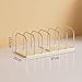 Plastics Bookend, Desk Organizer Holder for Books,Magazine and File，for Office, Student Dorm，School(Yellow)