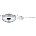 WMF Macao Wok-Set Induktion 4-teilig, Wok-Pfanne 36 cm mit Glasdeckel, Ablagegitter, Dämpfereinsatz Cromargan Edelstahl poliert, unbeschichtet & Profi Plus Wok-Wender 36,2 cm, Pfannenwender