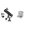 Celestron - AstroMaster 130EQ Newtonian Telescope & 1.25 Eyepiece and Filter Accessory Kit 14 Piece Telescope Accessory Set Plossl Telescope Eyepiece Barlow Lens
