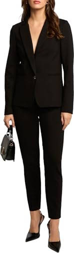 Morgan Damen 251-pelo Business-Anzug Hosen-Set, Schwarz, 42